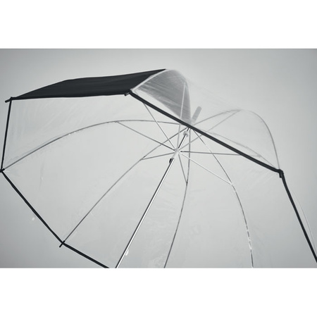 Przezroczysty parasol ⌀102cm z uchwytem na haczyk | MO-MO2167-03