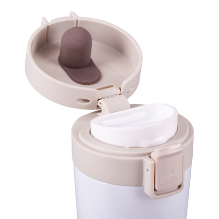 Kubek izotermiczny Casper 350 ml, biały  | R08428.06