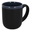 Kubek ceramiczny soft-touch ALEX, szary - 500 ml | PR-6147.20