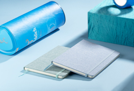 Notes z recyklingowanej bawełny BIVELLO A5 | BC-18011-08