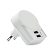Ładowarka Euro USB (2xA) 12W EURO USB CHARGER 2XA | MO-MO6882-06