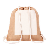 Plecak jutowy Eco-Pure, brązowy | R08505.10