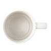 Kubek ceramiczny z bambusową przykrywką Giulia, biały  | R85309.06