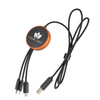 Kabel z ładowarką indukcyjną 4w1 | MC-EG060813