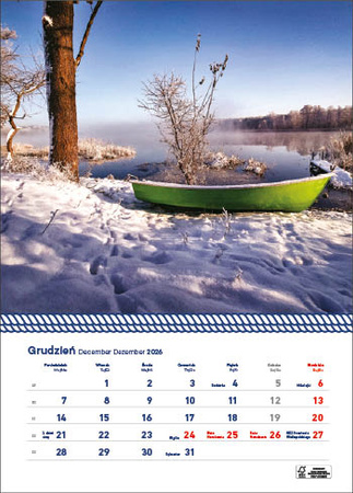 Kalendarz wieloplanszowy STANDARD – Warmia i Mazury | J-WP122