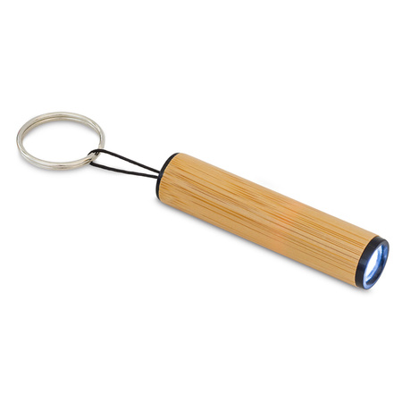 Bambusowy długopis i latarka w pudełku Pelak | RD-R02319.13