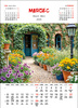 Kalendarz wieloplanszowy STANDARD – Ogrody | J-WP 133