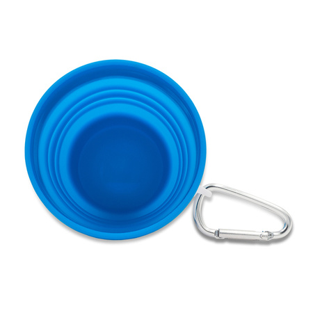 Kubek silikonowy 350 ml Flexi, niebieski  | R08258.04
