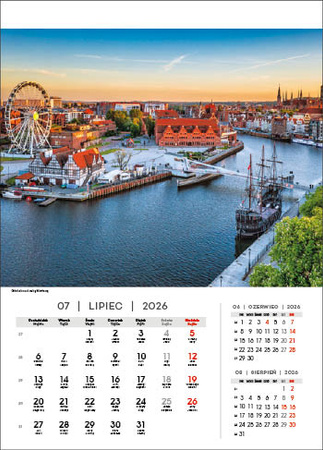 Kalendarz wieloplanszowy STANDARD – Nad Bałtykiem | J-WP120