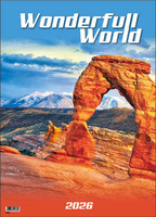 Kalendarz wieloplanszowy STANDARD – Wonderfull World | J-WP 132