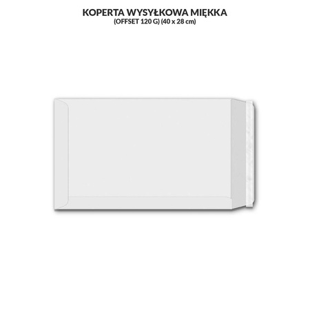 Koperta do Kalendarzy 3- i 4-dzielnych WYSYŁKOWA MIĘKKA | J-KWM
