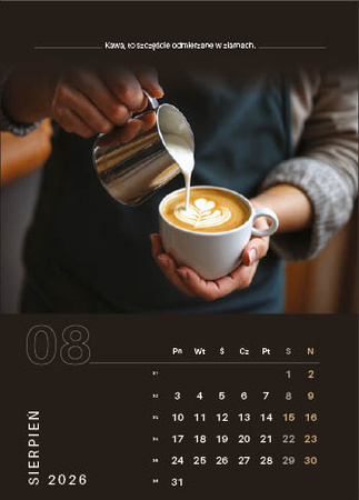 Kalendarz wieloplanszowy STANDARD – Kawa | J-WP134