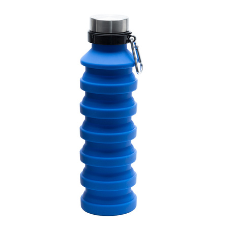 Składany bidon sportowy Makalu 550 ml, niebieski  | R08436.04