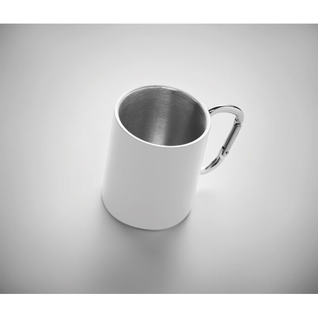 Metalowy dwuścienny kubek300ml | MO-MO6873-06