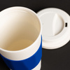 Plastikowy kubek termiczny GALA, kość słoniowa - 480 ml | PR-5077.13