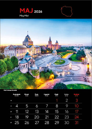 Kalendarz wieloplanszowy STANDARD – Najpiękniejsze miasta Polski | J-WP119