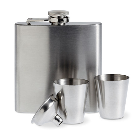 Piersiówka SLIMMY FLASK SET | MO-MO8321-16