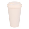 Plastikowy kubek termiczny GALA, kość słoniowa - 480 ml | PR-5077.13