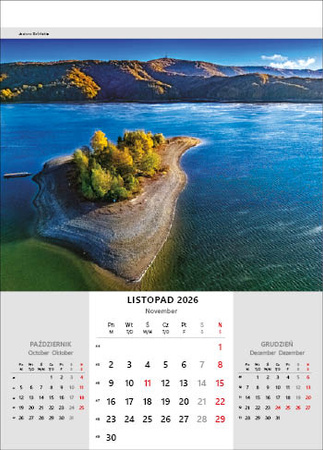 Kalendarz wieloplanszowy STANDARD – Niesamowita Polska | J-WP 116