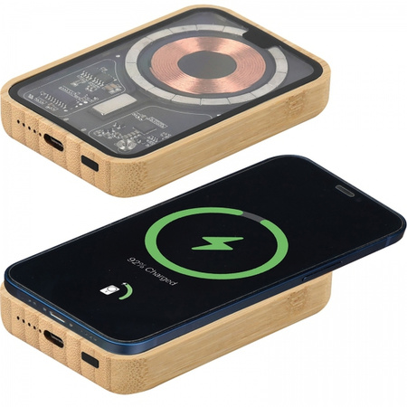 Power bank 5000 mAh z ładowarką indukcyjną Magsafe | MC-3394913