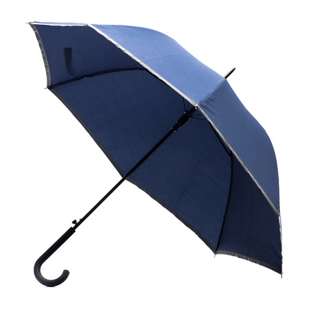 Parasol z taśmą odblaskową Refu, niebieski | R07951.04