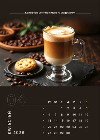 Kalendarz wieloplanszowy STANDARD – Kawa | J-WP134