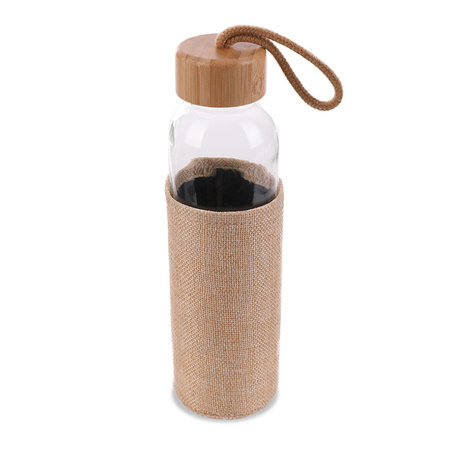 Szklana butelka Aquarius 500 ml, beżowy  | R08237.13