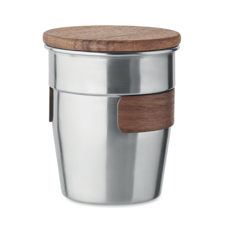Kubek z pojedynczą ścianką 350 ml WALNUT | MO-MO2322-16