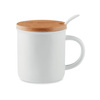 Porcelanowy kubek z łyżeczką | MO-MO9708-06