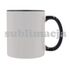 Kubek z z powłoką sublimacyjną Gaeta 330 ml, czarny  | R85319.02
