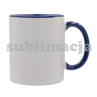 Kubek z z powłoką sublimacyjną Gaeta 330 ml, granatowy | R85319.42