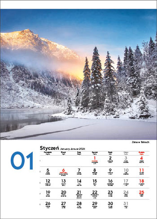 Kalendarz wieloplanszowy STANDARD – Malownicza Polska | J-WP 118