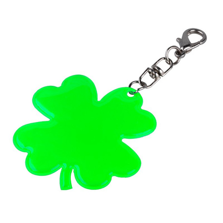 Brelok odblaskowy Lucky Clover, zielony | R73243.51