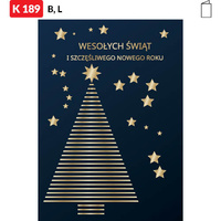 Karnet świąteczny CLASSIC | J-K 189