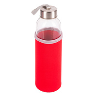 Szklana butelka Vim 500 ml, czerwony | RD-R08276.08