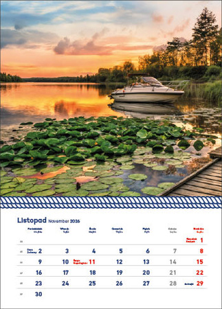 Kalendarz wieloplanszowy STANDARD – Warmia i Mazury | J-WP122