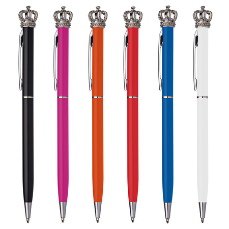 Długopis metalowy z koroną | MC-1048805
