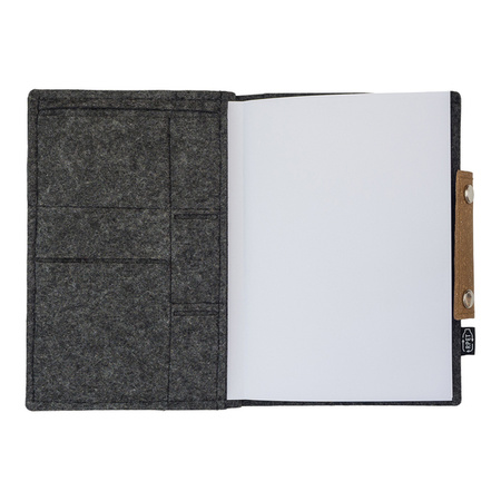 Organizer w okładce filcowej Iga, szary | R64264.21