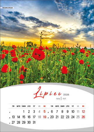 Kalendarz wieloplanszowy STANDARD – Magiczna Polska | J-WP124