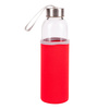 Szklana butelka Vim 500 ml, czerwony | RD-R08276.08