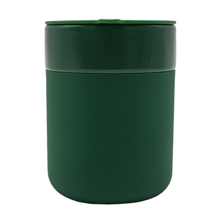 Kubek ceramiczny Caldo 370 ml, ciemny zielony | RD-R85322.51