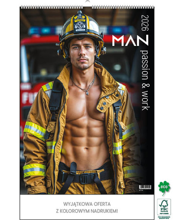 Kalendarz wieloplanszowy STANDARD – Man, passion & work | J-WP 148