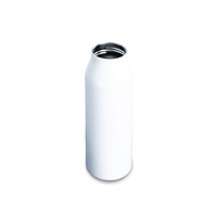 Stalowa termobutelka ALICE, biały - 600 ml | PR-5079.02
