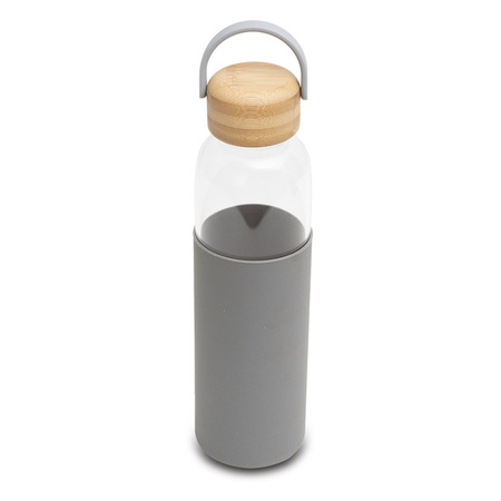 Szklana butelka Refresh 560 ml, szary  | R08272.21