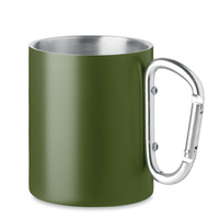 Metalowy dwuścienny kubek300ml | MO-MO6873-60