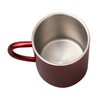 Kubek stalowy Stalwart 240 ml, czerwony  | R08490.08