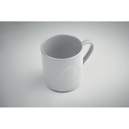 Kubek ceramiczny w prążki 340 ml RIBMUG | MO-MO2397-06
