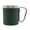 Kubek stalowy Magaro 300 ml, ciemnozielony | RD-R08463.51