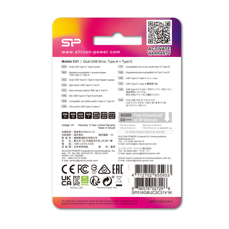 Pendrive Silicon Power Mobile C31 3,0 | EG-EG 816803 32GB