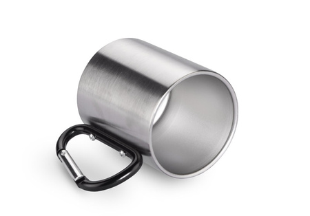 Kubek z karabińczykiem CAMPIC 200 ml | BC-16400-02